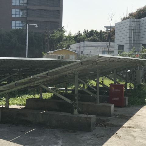 Rayonnage Solaire Monté Ballasté